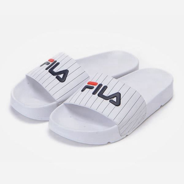 Chinelos Fila Homem Branco - Fila Drifter Stripes En Portugal,TOLS-38075